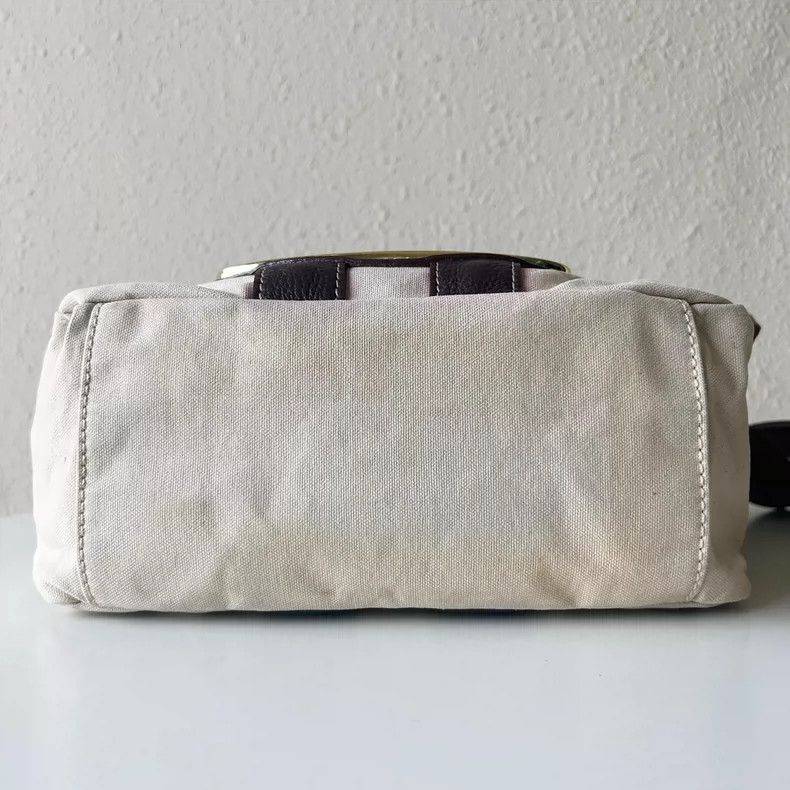 Vivienne Westwood Vivienne Westwood Saturn logo canvas shoulder bag Size ONE SIZE - 4 Thumbnail