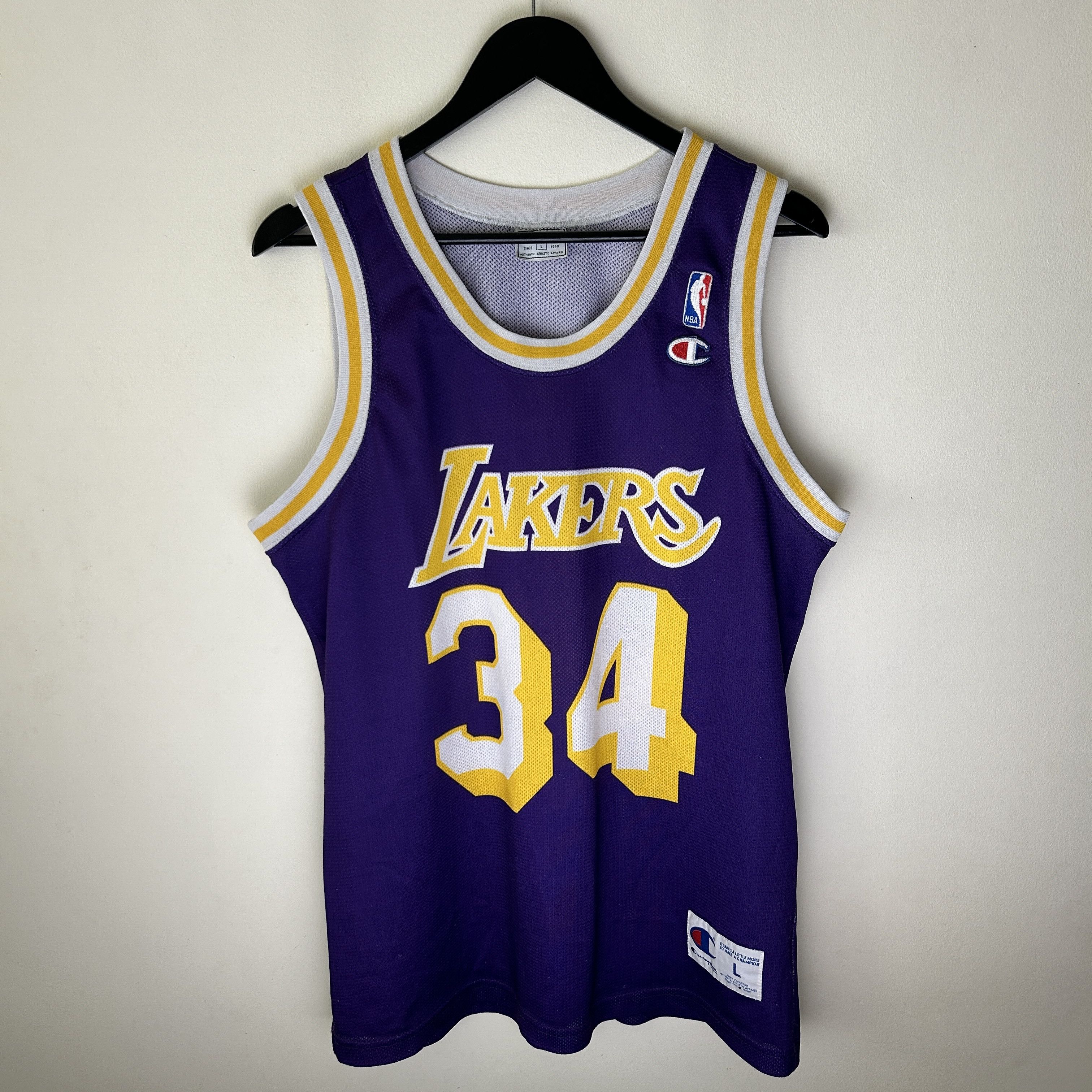 Champion Vintage LA Lakers Champion O’Neal Jersey Size US L / EU 52-54 / 3 - 1 Thumbnail