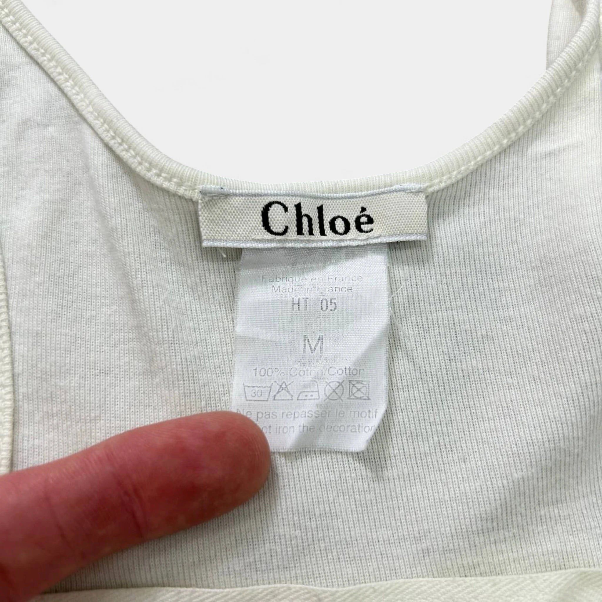 Chloe Chloé SS01 by Stella McCartney "Valentine" Zipper Tank Top Size S / US 4 / IT 40 - 6 Thumbnail