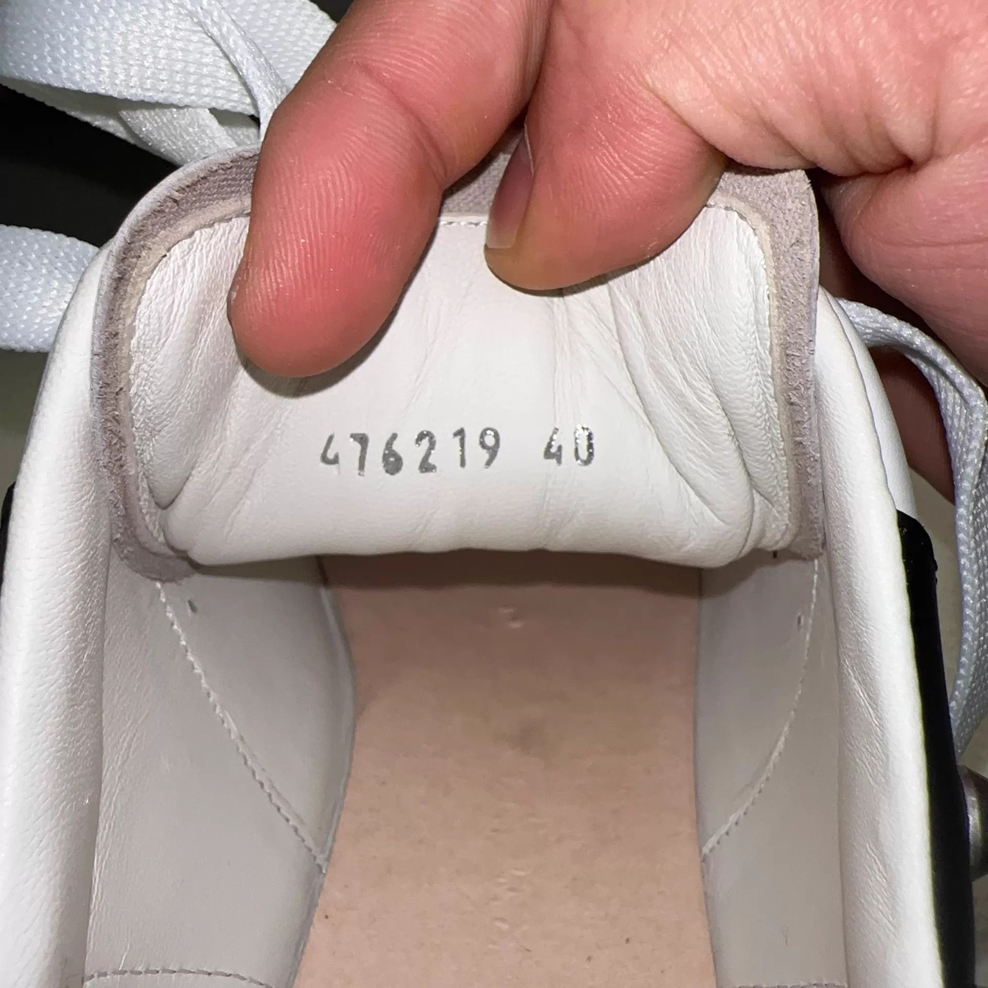 Alexander McQueen McQueen Men's 40 White Black Oversized Sneaker Size US 7 / EU 40 - 5 Thumbnail