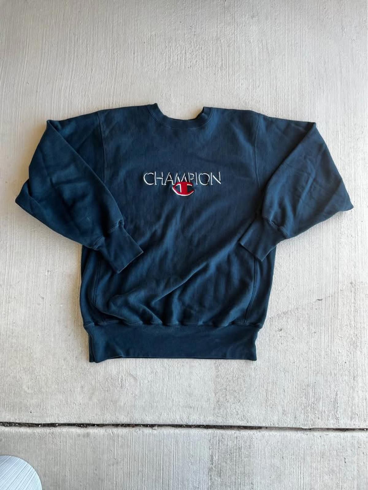 Champion Vintage 90s Champion Reverse Weave Size XLarge Size US XL / EU 56 / 4 - 1 Thumbnail