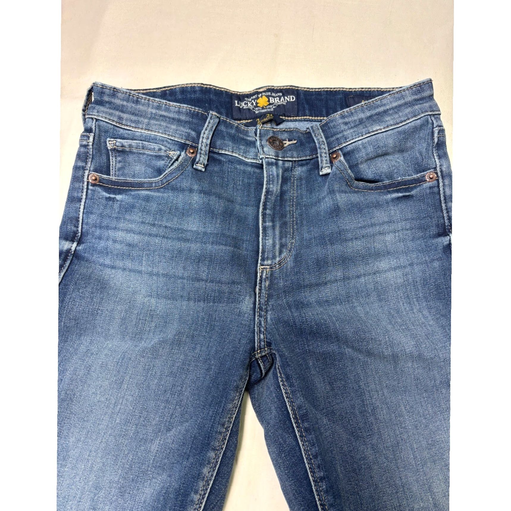 Lucky Brand Lucky Brand Jeans Women Skinny Blue Wash 26 2 Ava Stretch Denim Inseam 29 Size 26" / US 2 / IT 38 - 2 Thumbnail