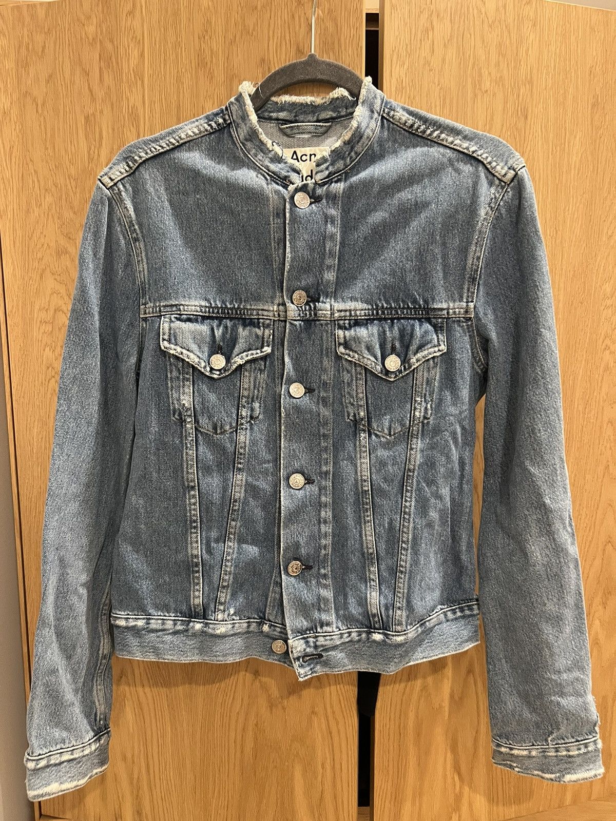 ジャケット・アウター acne studios 16SS WHO IND FRAY 46 Acne Studios Denim Jacket WHO IND FRAY PSS16 | Grailed