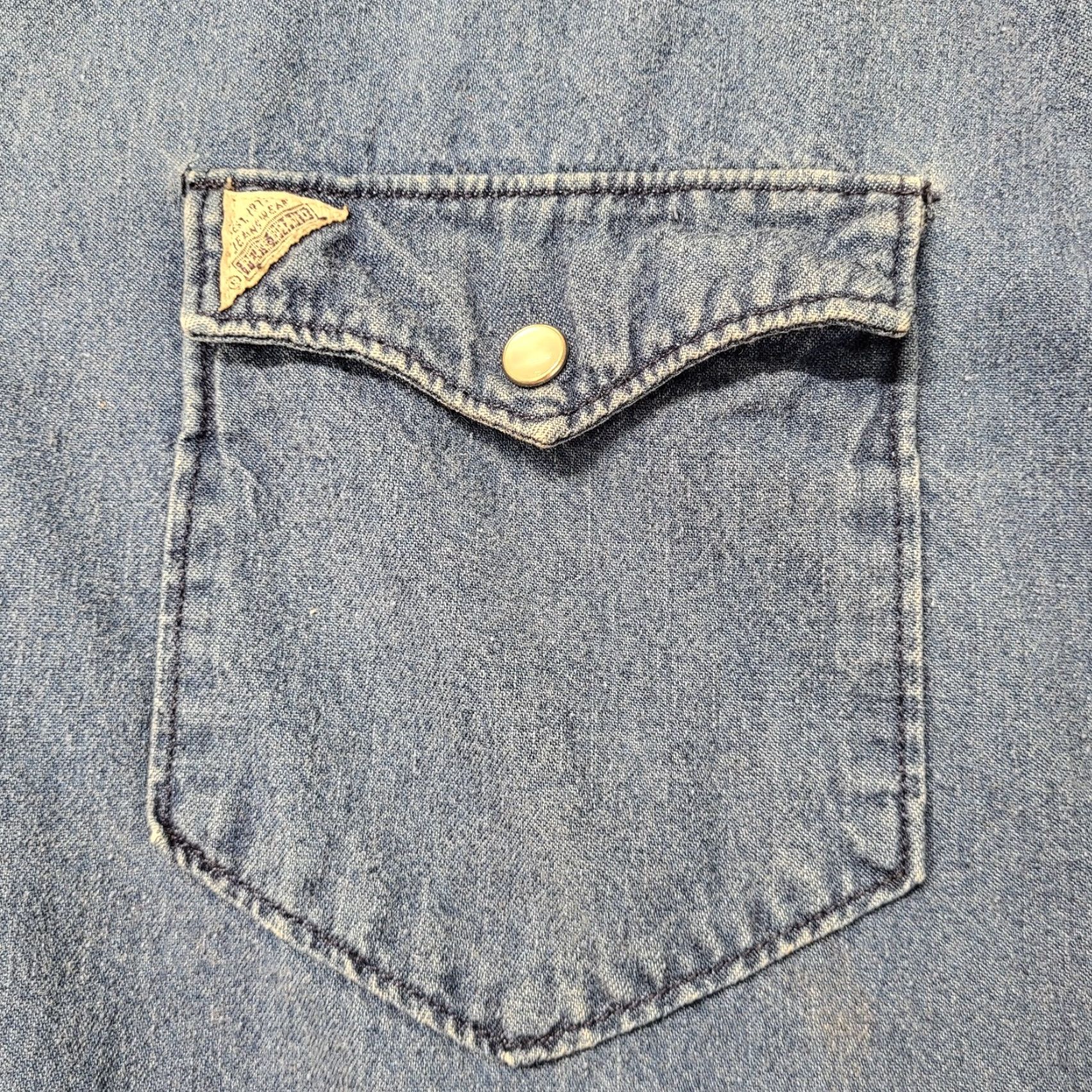 Pepe Jeans VINTAGE Pepe Jeans Shirt Men’s Size S Denim Pearl Snap Long Sleeve Cowboy Mens Blue Cowboy Theme Classic Workwear Casual 2000s Size US S / EU 44-46 / 1 - 5 Thumbnail