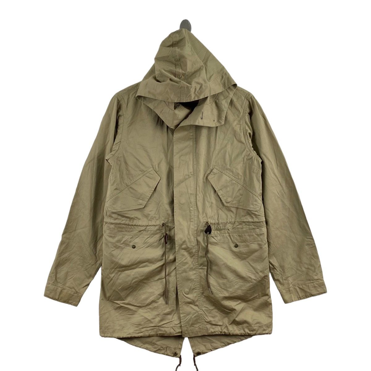 Paul Smith PAUL SMITH Multi Pockets Fish Tails Beige Hooded Parka Size US M / EU 48-50 / 2 - 1 Thumbnail