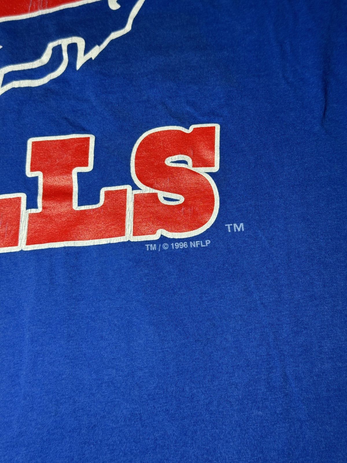 NFL × Vintage Vintage 90s Buffalo Bills Bruce Smith XL Big Logo T Shirt Size US XL / EU 56 / 4 - 3 Thumbnail
