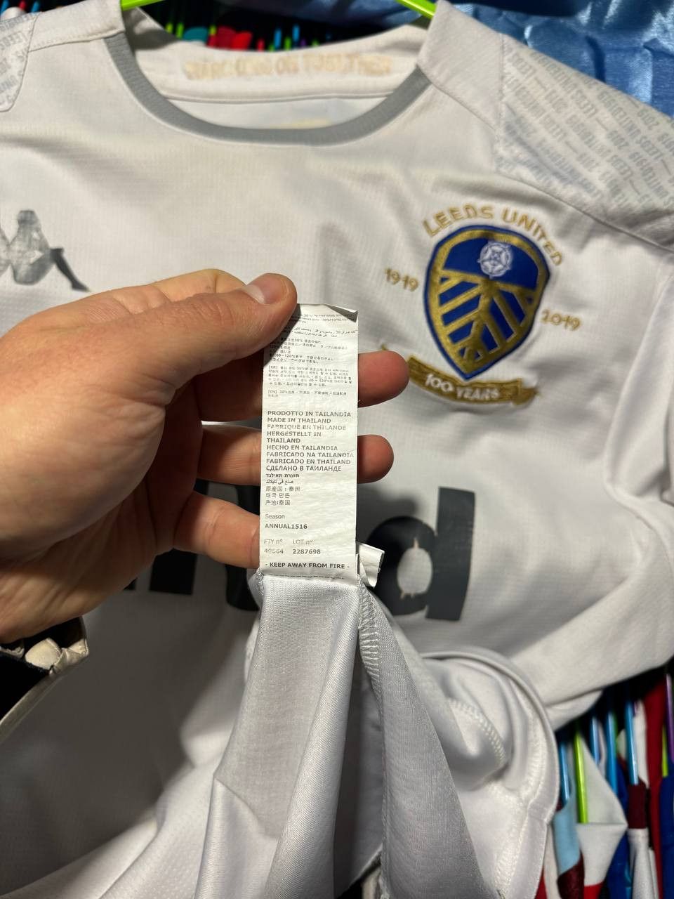 Kappa × Vintage Vintage Leeds United 2019/20 Kappa Soccer Jersey Size US XL / EU 56 / 4 - 18 Thumbnail