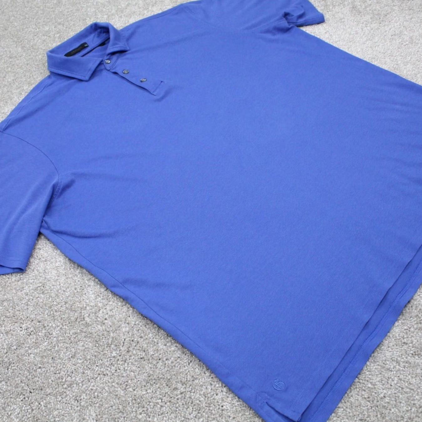 Vintage Greyson Polo Shirt Mens Large Blue Striped Short Sleeve Golf Polo Shirt Size US L / EU 52-54 / 3 - 5 Thumbnail