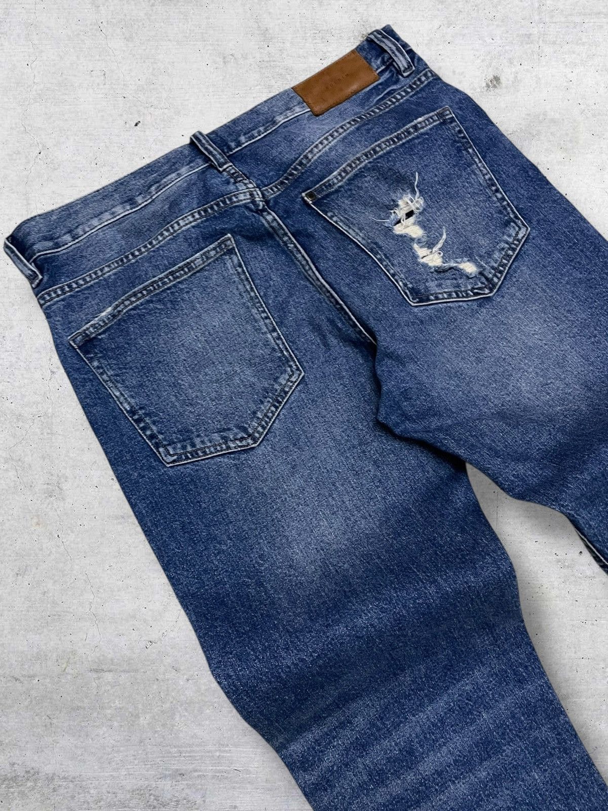 Japanese Brand VINTAGE JAPAN DESIGNER DENIM DISTRESSED STREETWEAR STYLE 90S Size US 33 - 14 Thumbnail