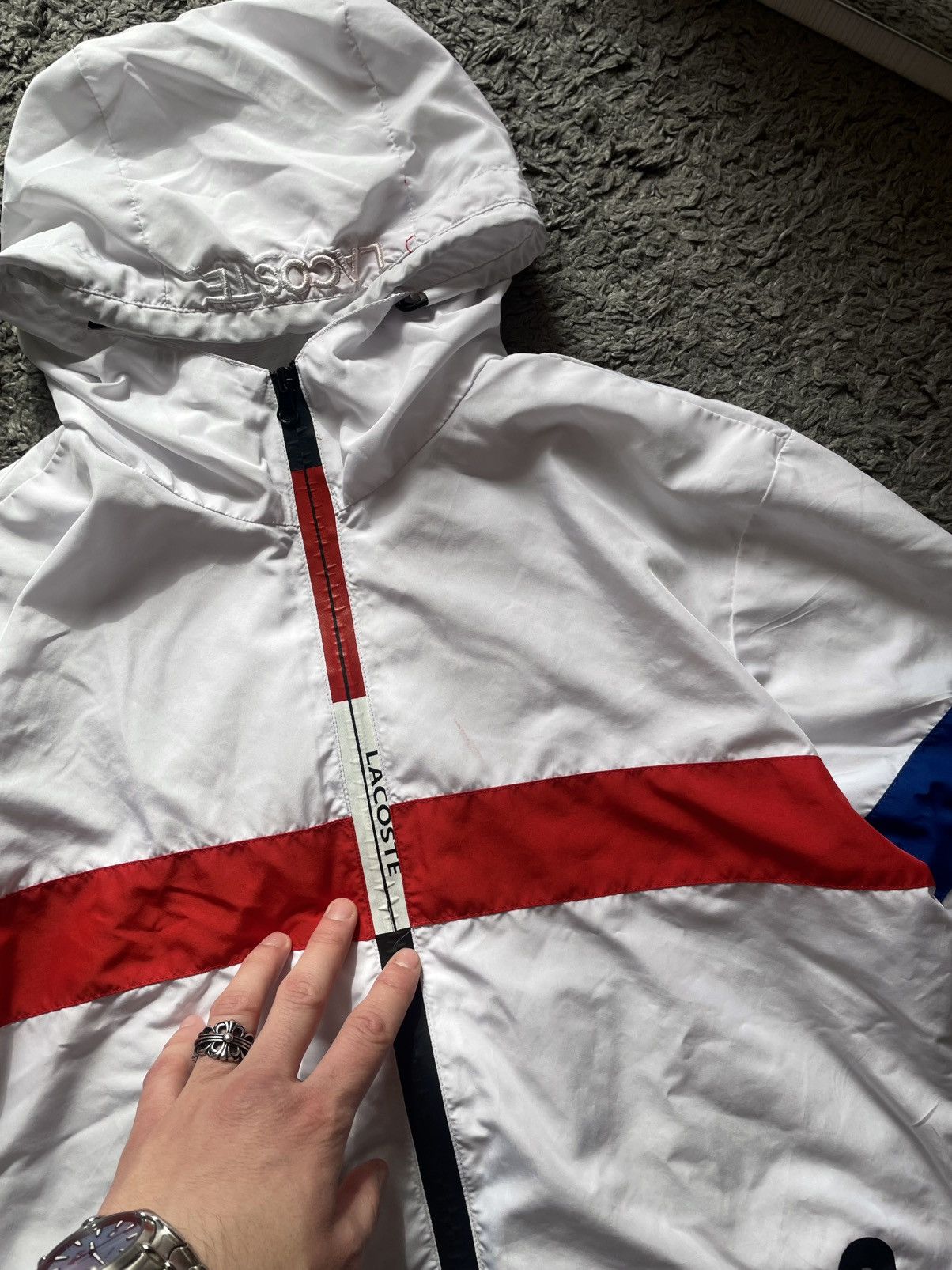 Lacoste × Vintage 00s Lacoste Light Jacket Streetwear Vintage Big Logo Rare Size US M / EU 48-50 / 2 - 17 Thumbnail