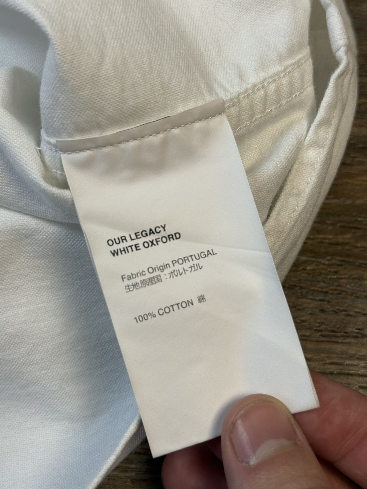 Our Legacy Our Legacy Oxford Buttons Up White Shirt Size US M / EU 48-50 / 2 - 15 Thumbnail