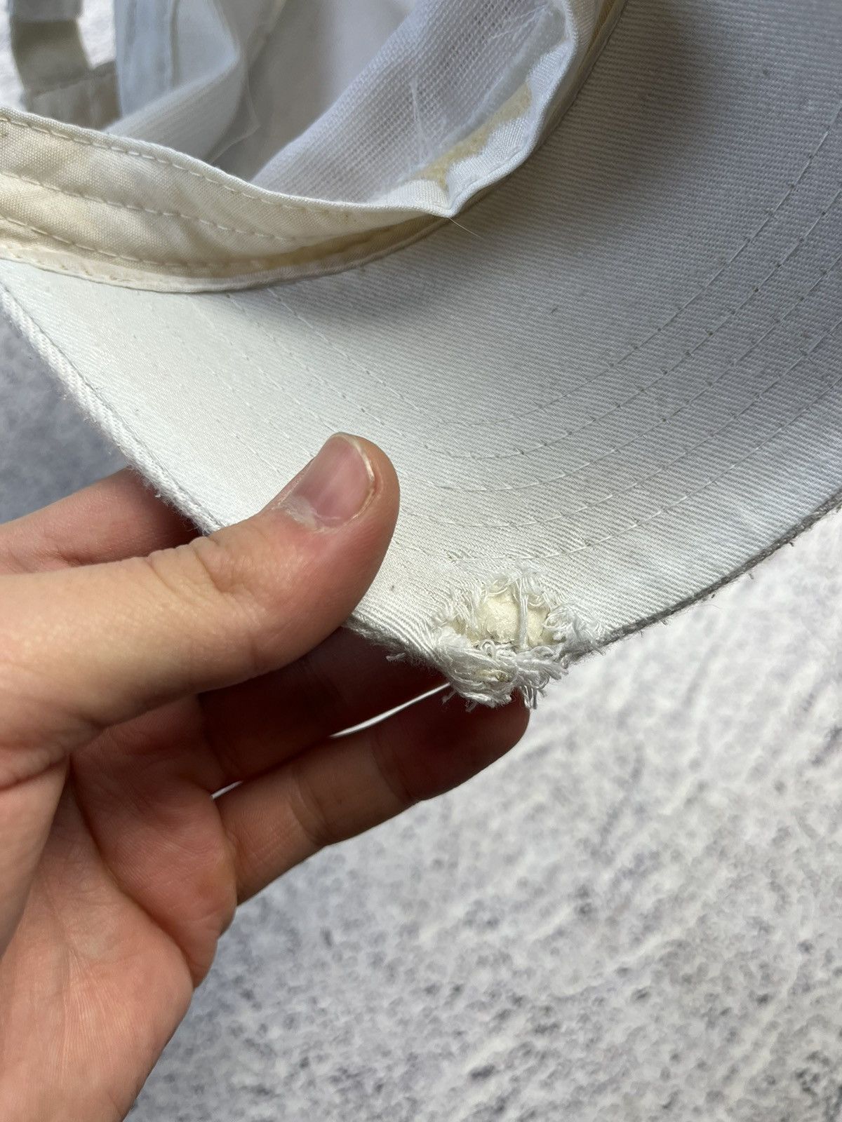 Other Vintage Von Dutch White Denim Hat Celebrity Worn Size ONE SIZE - 12 Thumbnail