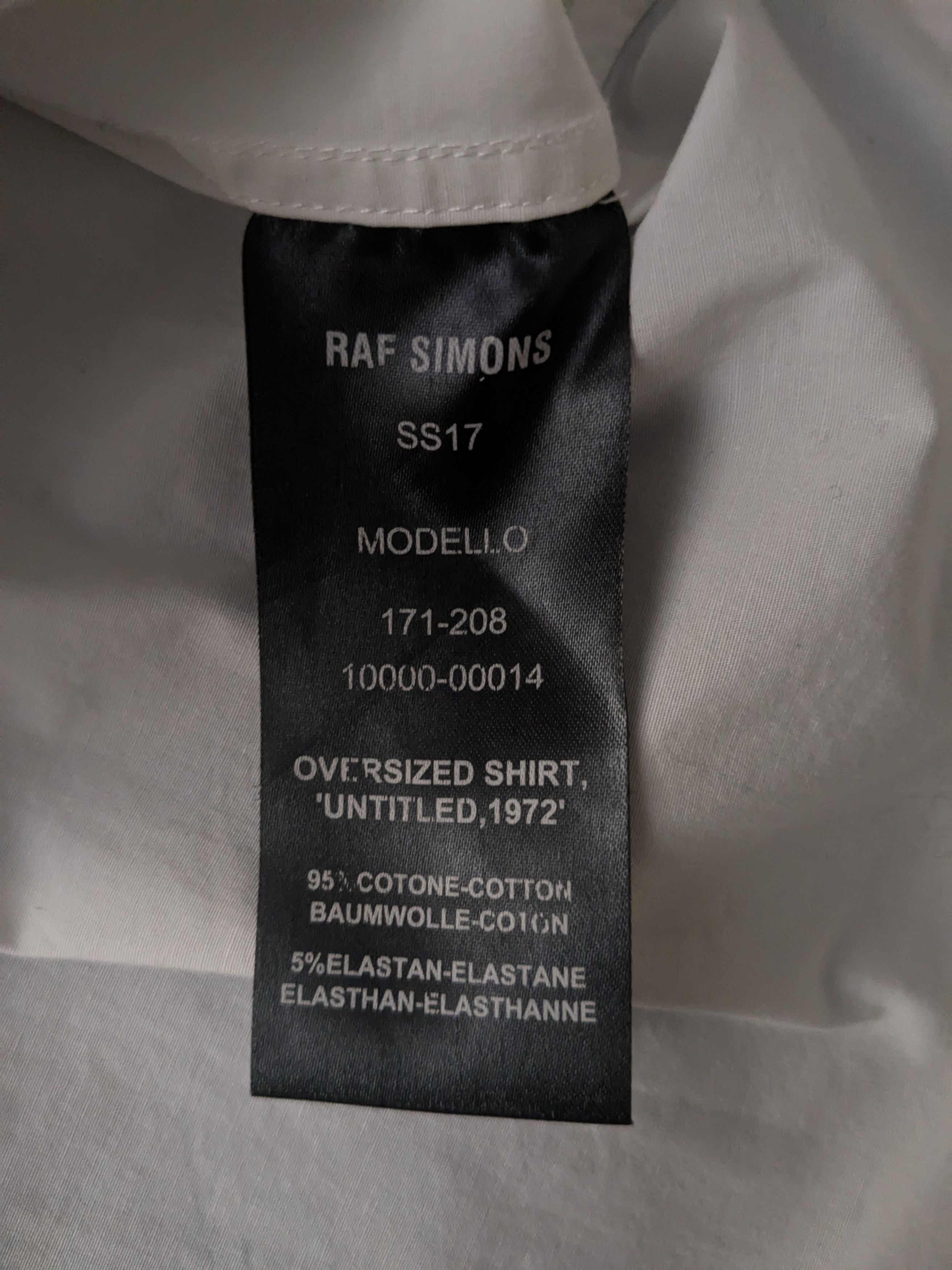 Raf Simons Runway Raf Simons x Robert Mapplethorpe Oversized Button Up Size US S / EU 44-46 / 1 - 5 Thumbnail