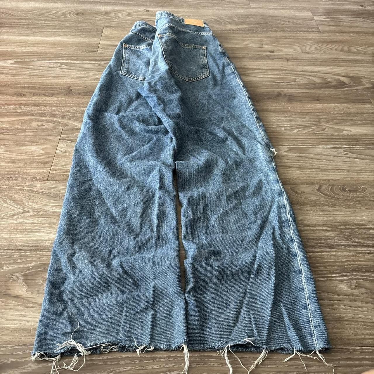 Zara Crazy Baggy Distressed Zara Skater Style Streetwear Denim Jeans! 30 x 31 Size US 30 / EU 46 - 4 Thumbnail
