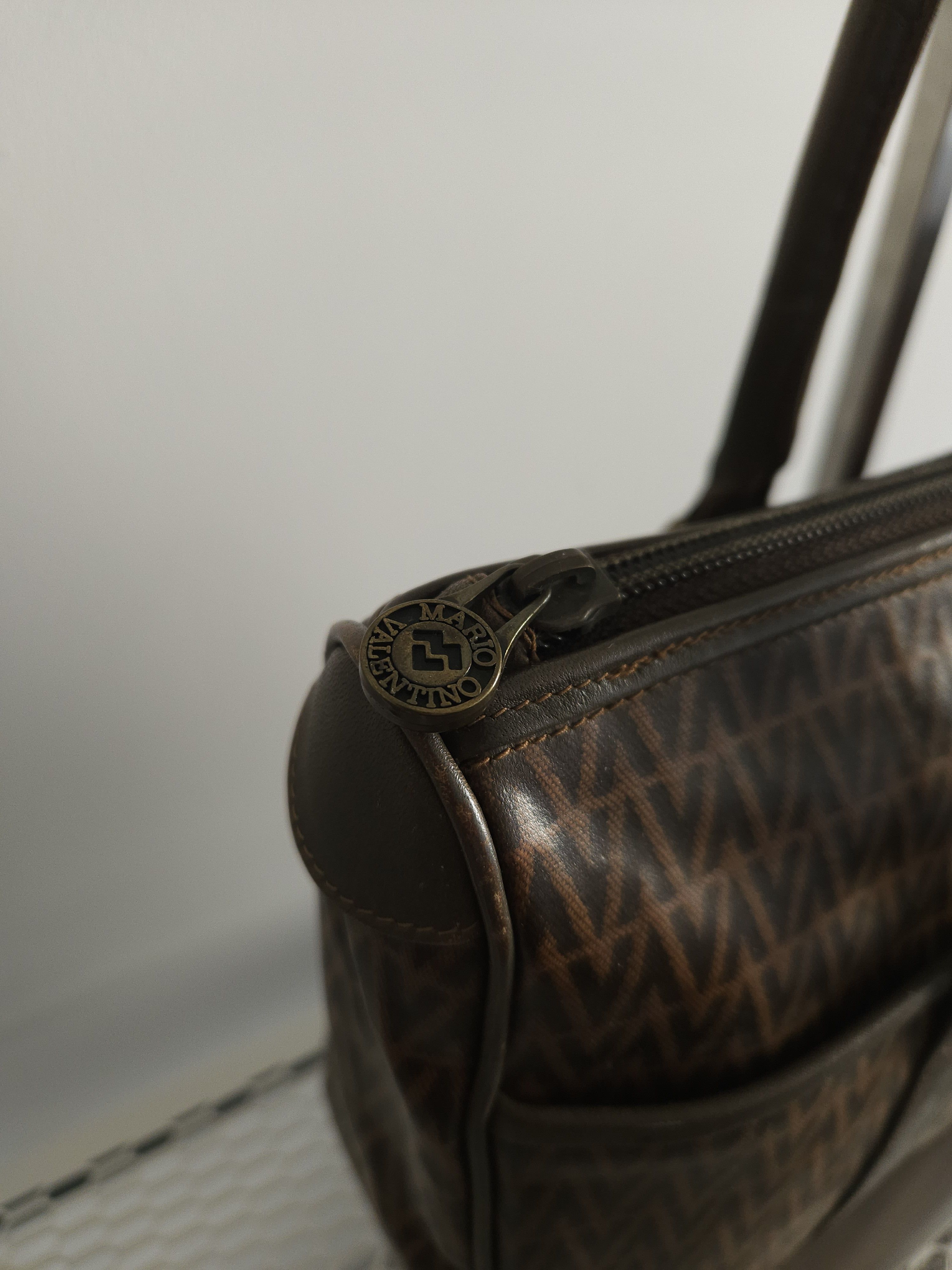 Mario Valentino × Vintage Vintage 80s Mario valentino monogram handbag Size ONE SIZE - 8 Thumbnail