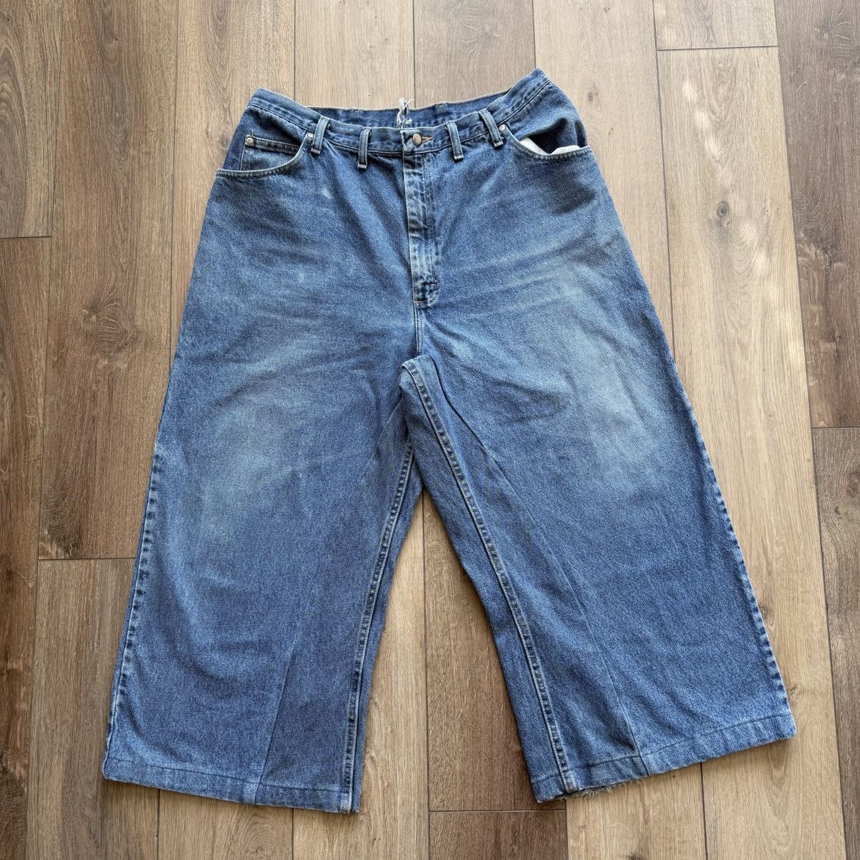 Other Blue baggy jeans with cross design Size US 38 / EU 54 - 1 Thumbnail