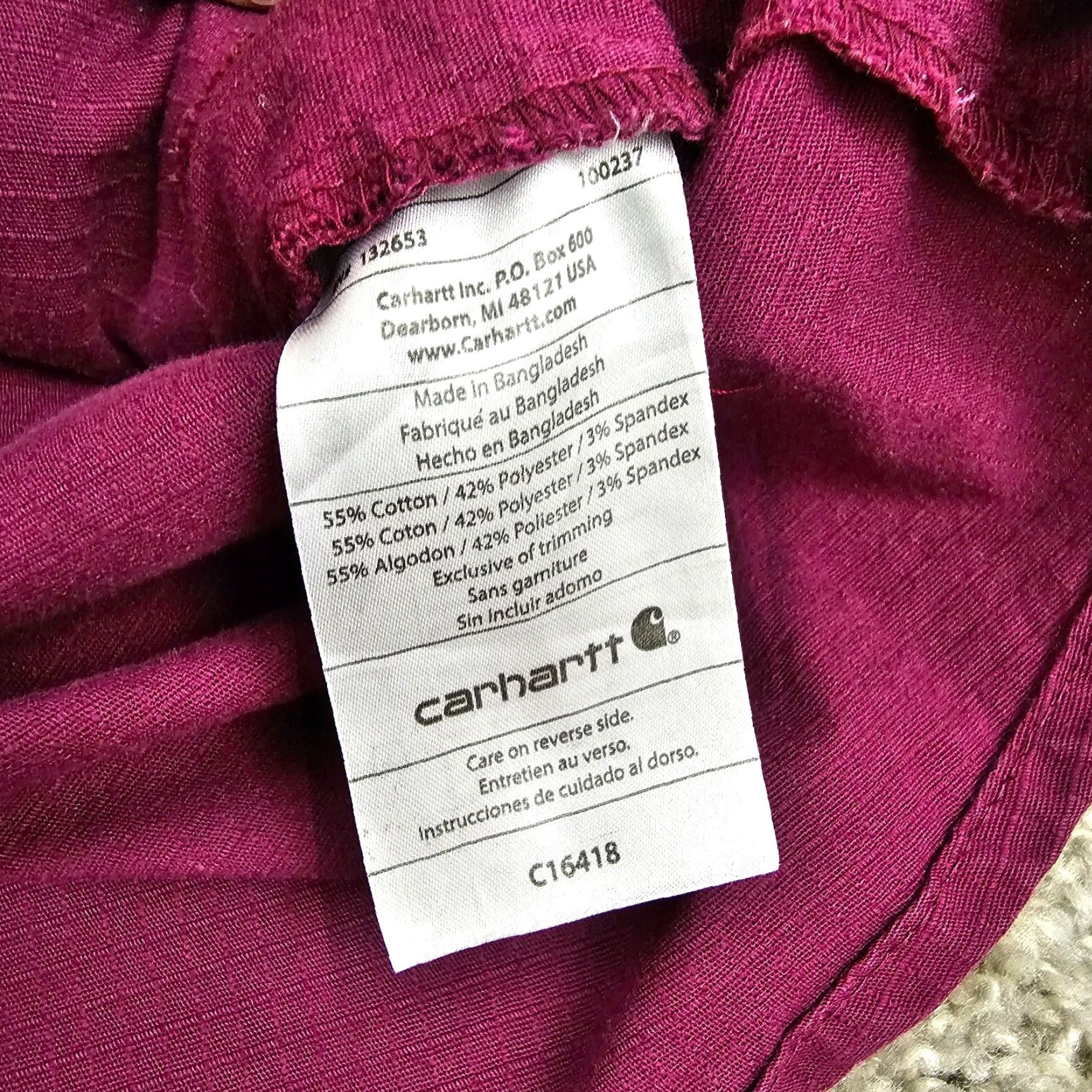 Carhartt VINTAGE Carhartt Scrub Top Womens Medium M Purple V Neck Medical Shirt Size M / US 6-8 / IT 42-44 - 5 Thumbnail