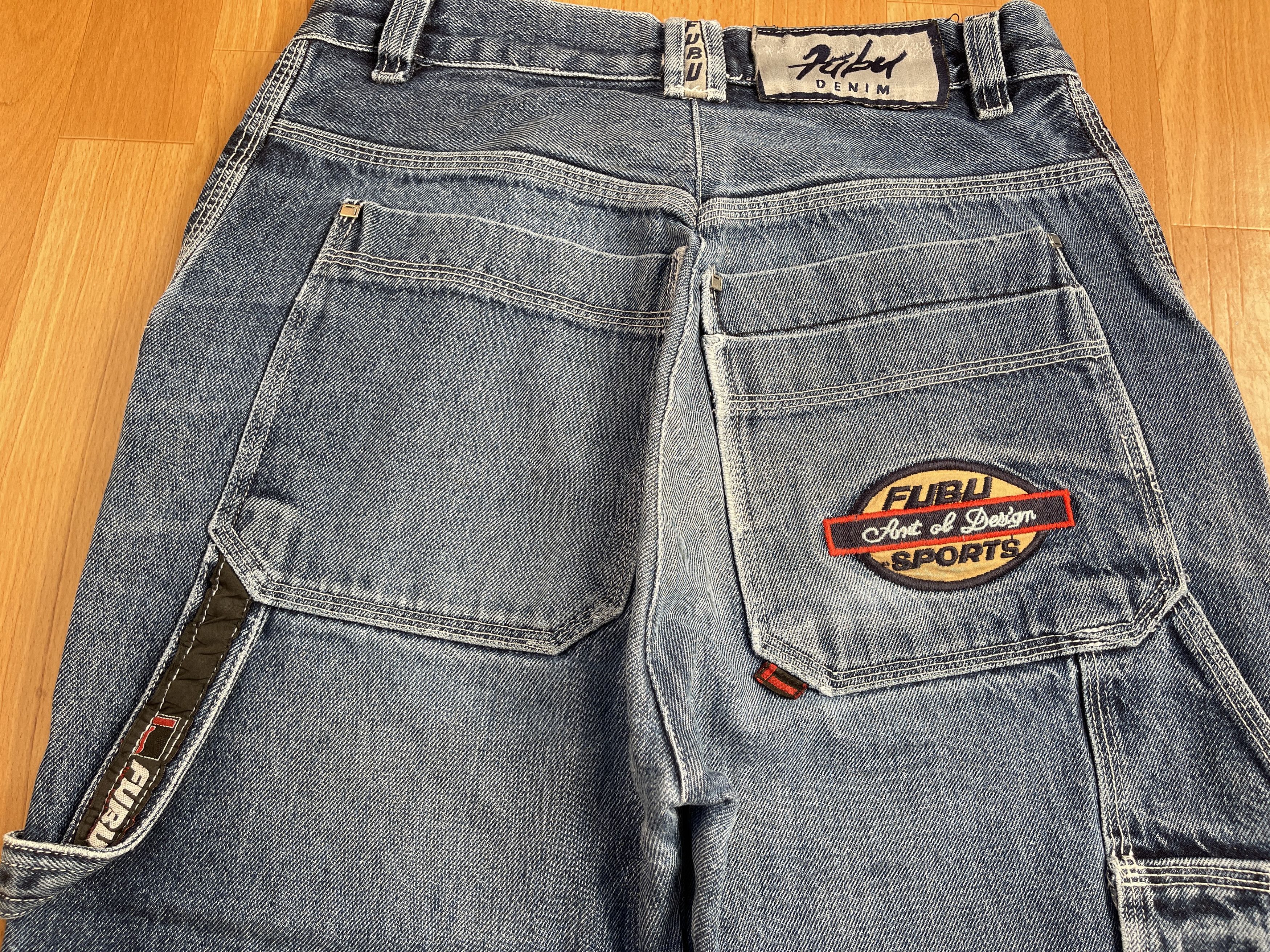 Fubu FUBU jeans, vintage baggy jeans, 90s hip hop skater Y2K 30 Size US 30 / EU 46 - 6 Thumbnail