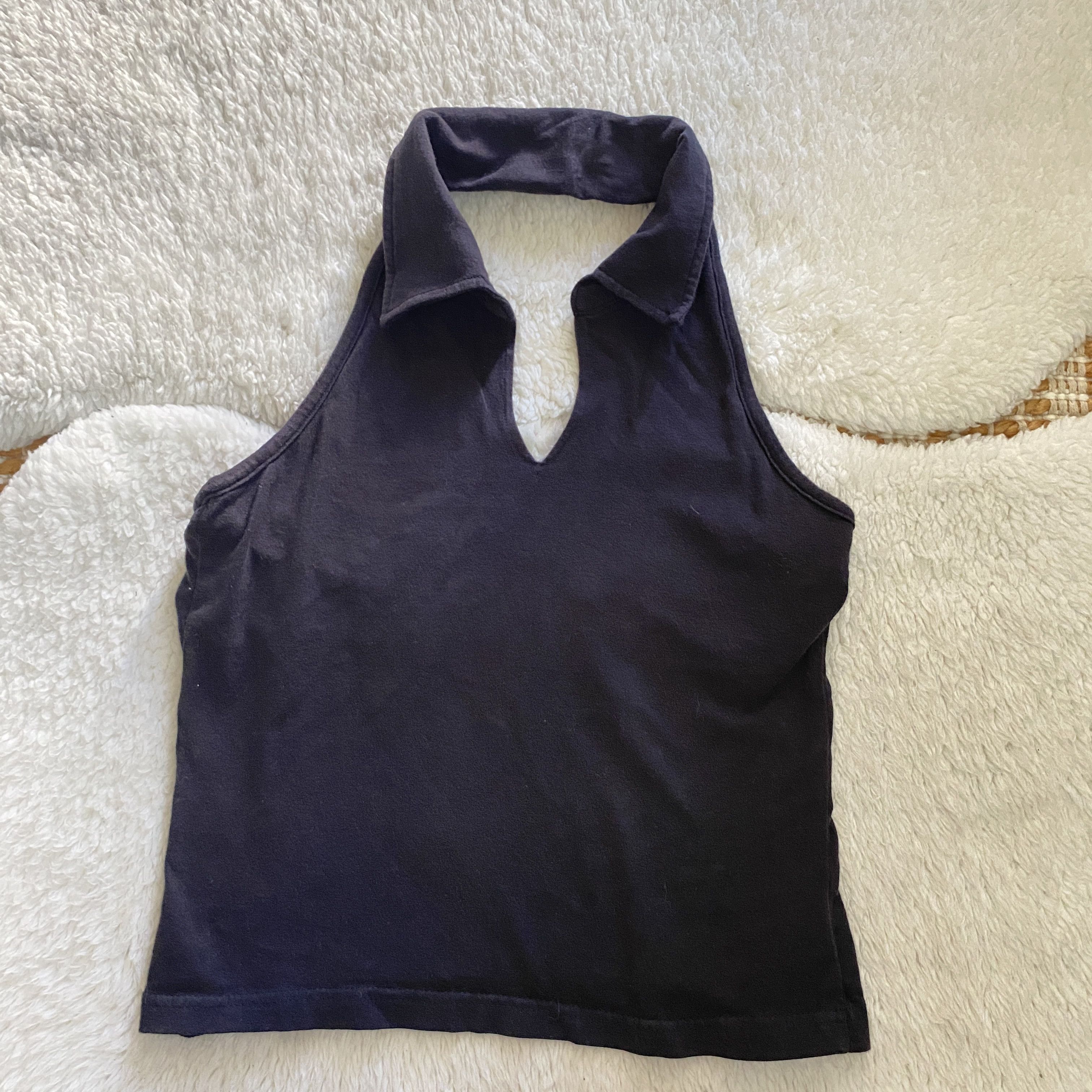 Gloria Vanderbilt Gloria Vanderbilt Vintage Y2K V-Neck Collared Sleeveless Top Size S / US 4 / IT 40 - 10 Thumbnail