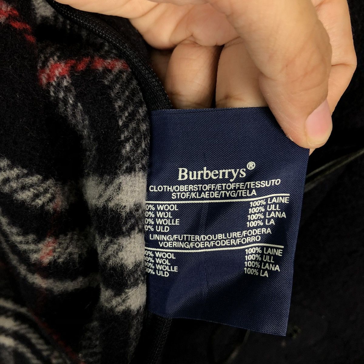 Burberry 🌺VINTAGE BURBERRY MADE IN ENGLAND WOOL DUFFLE LONG JACKET Size US L / EU 52-54 / 3 - 22 Thumbnail