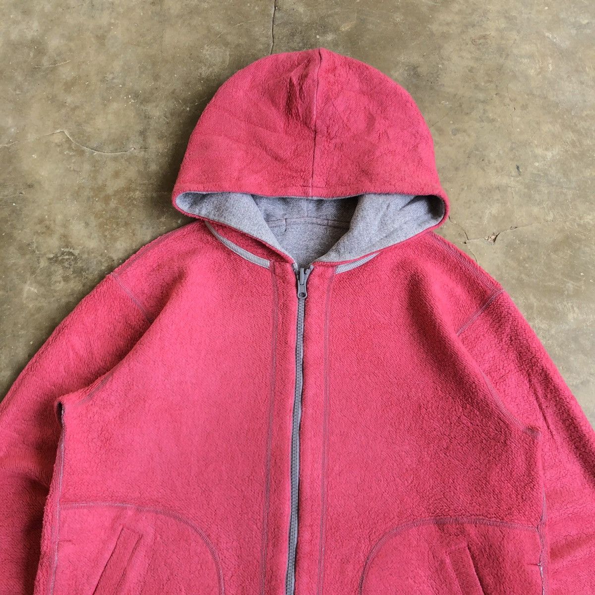 Hysteric Glamour Hysteric Glamour “RocknRoll” Reversible Ziphoodie Grey/Pink Size US L / EU 52-54 / 3 - 10 Thumbnail