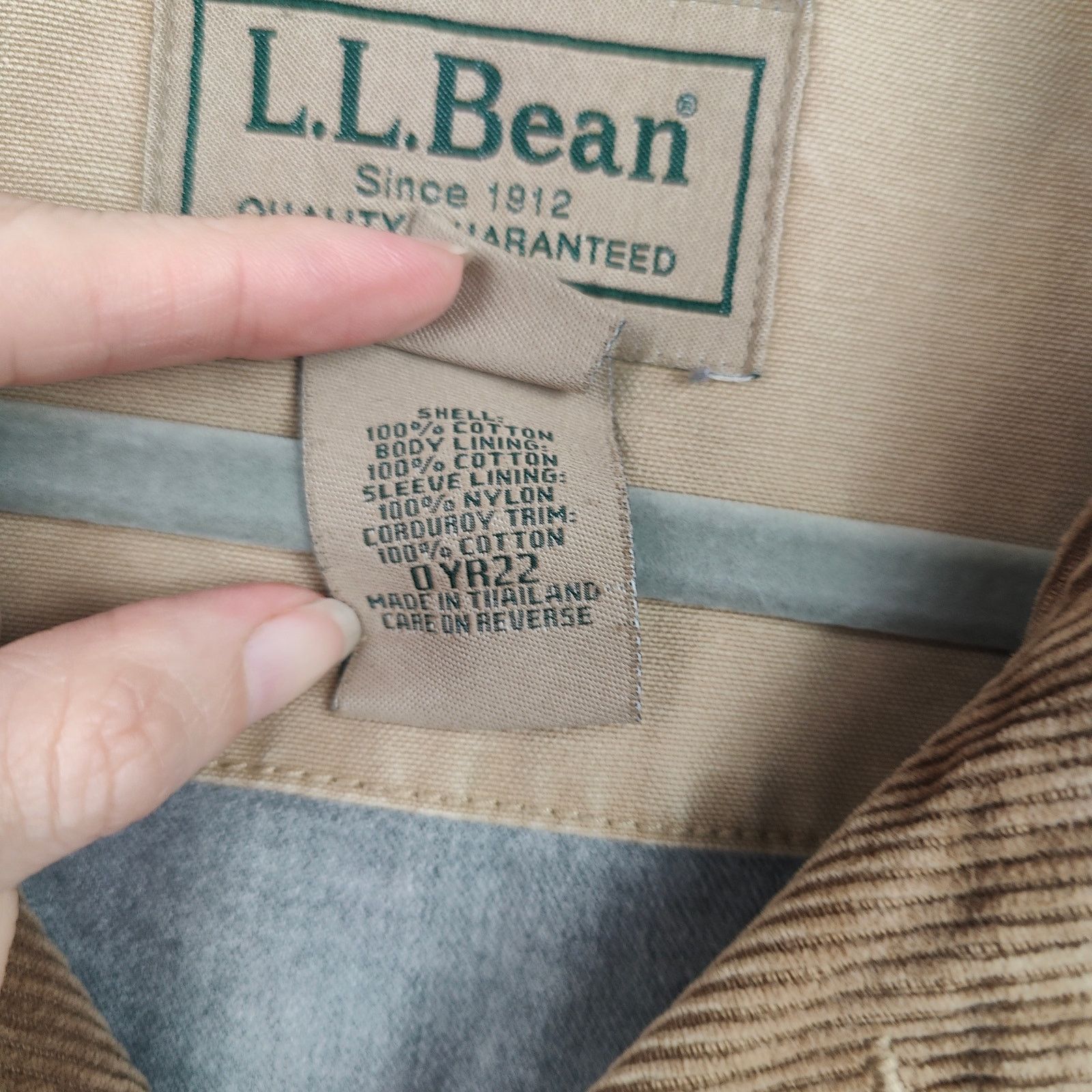 L.L. Bean Vintage L.L. Bean Chore Jacket Mens Medium Brown Field Size US M / EU 48-50 / 2 - 9 Thumbnail