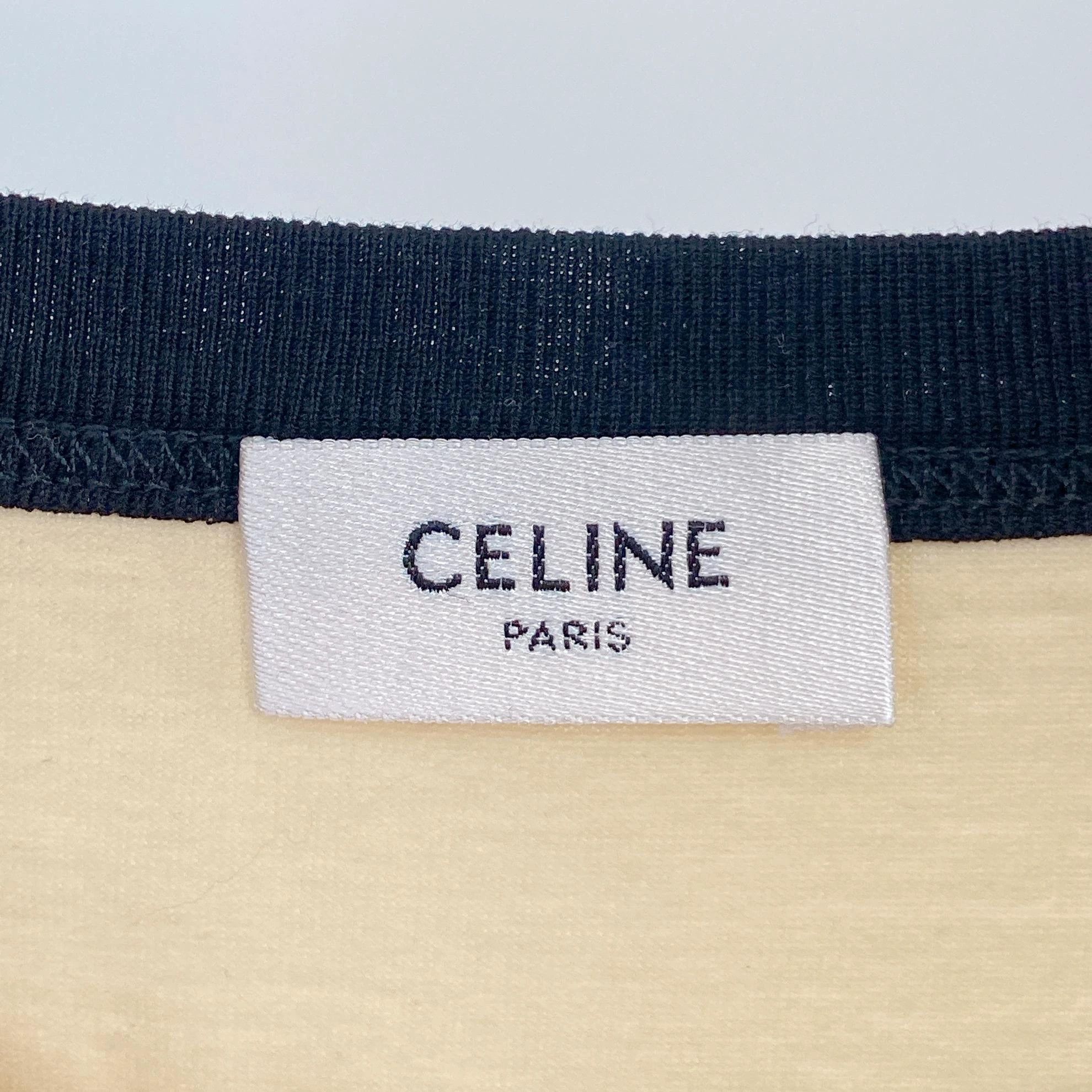 Celine CELINE Triomphe color block logo short-sleeve L Size L / US 10 / IT 46 - 5 Thumbnail