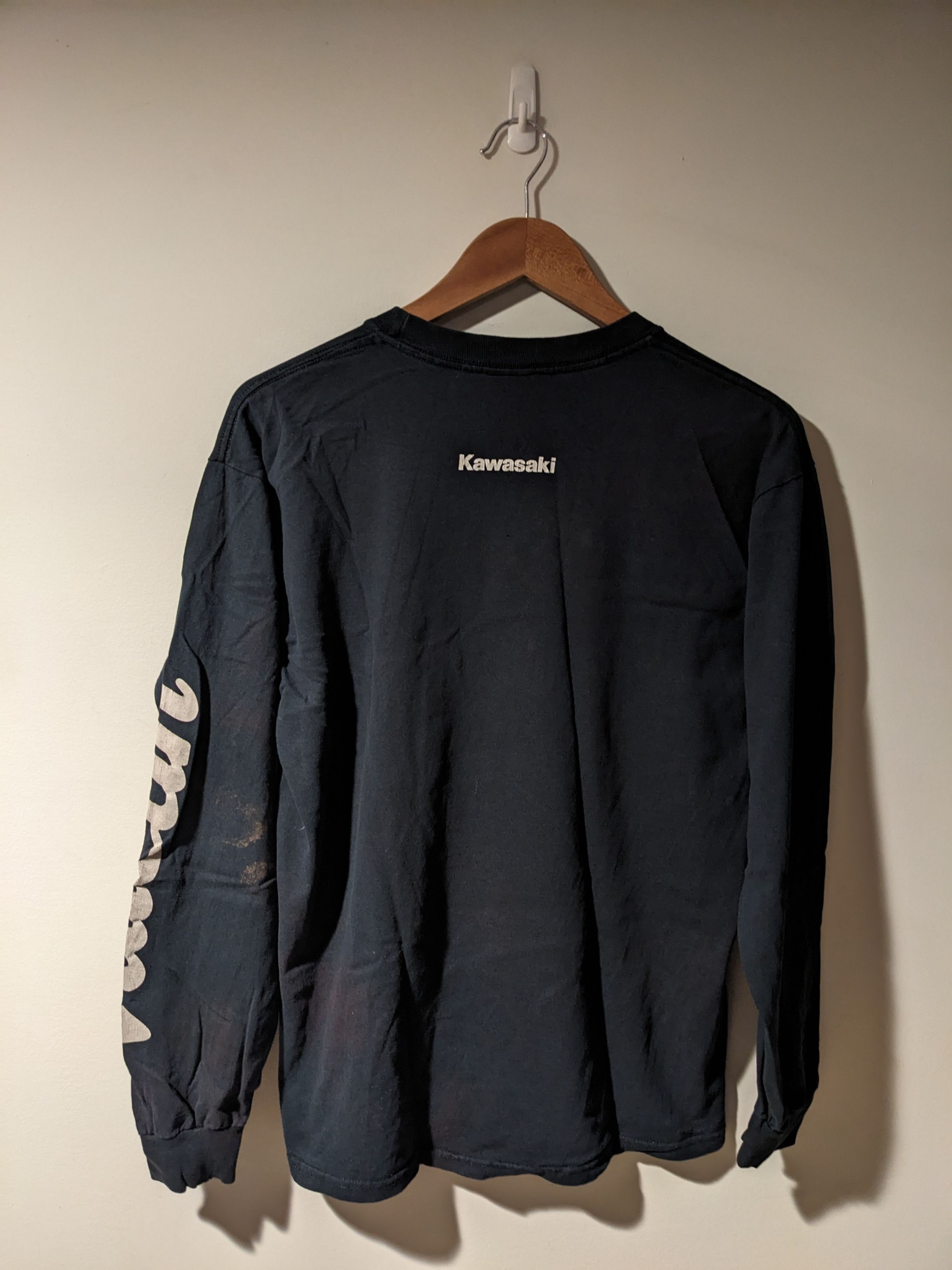 Harley Davidson Vintage Y2K Vulcan Motorcycle Kawasaki Long-Sleeve T-Shirt Size US M / EU 48-50 / 2 - 13 Thumbnail