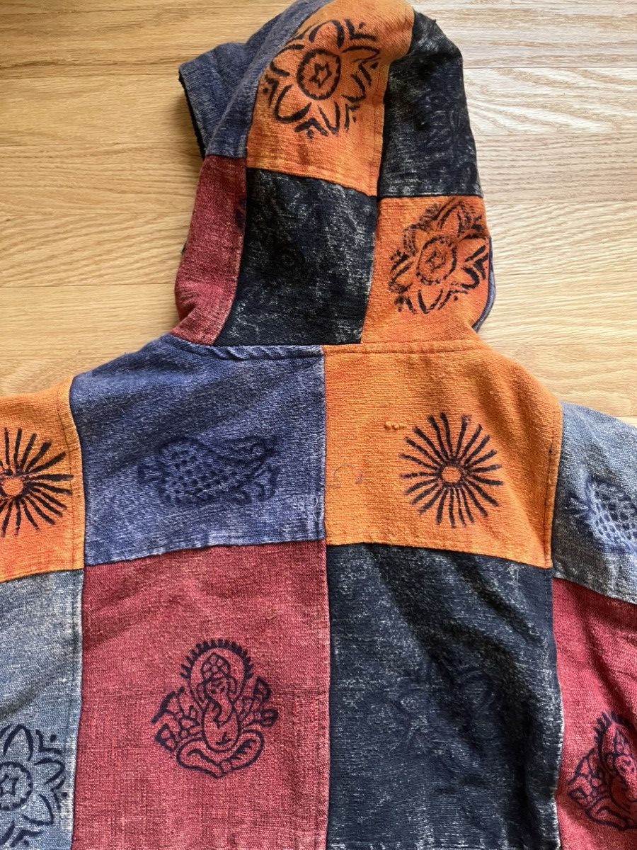Vintage Vintage Bohemian Patchwork Hoodie – Cotton Baja Jacket Size US XXL / EU 58 / 5 - 7 Thumbnail