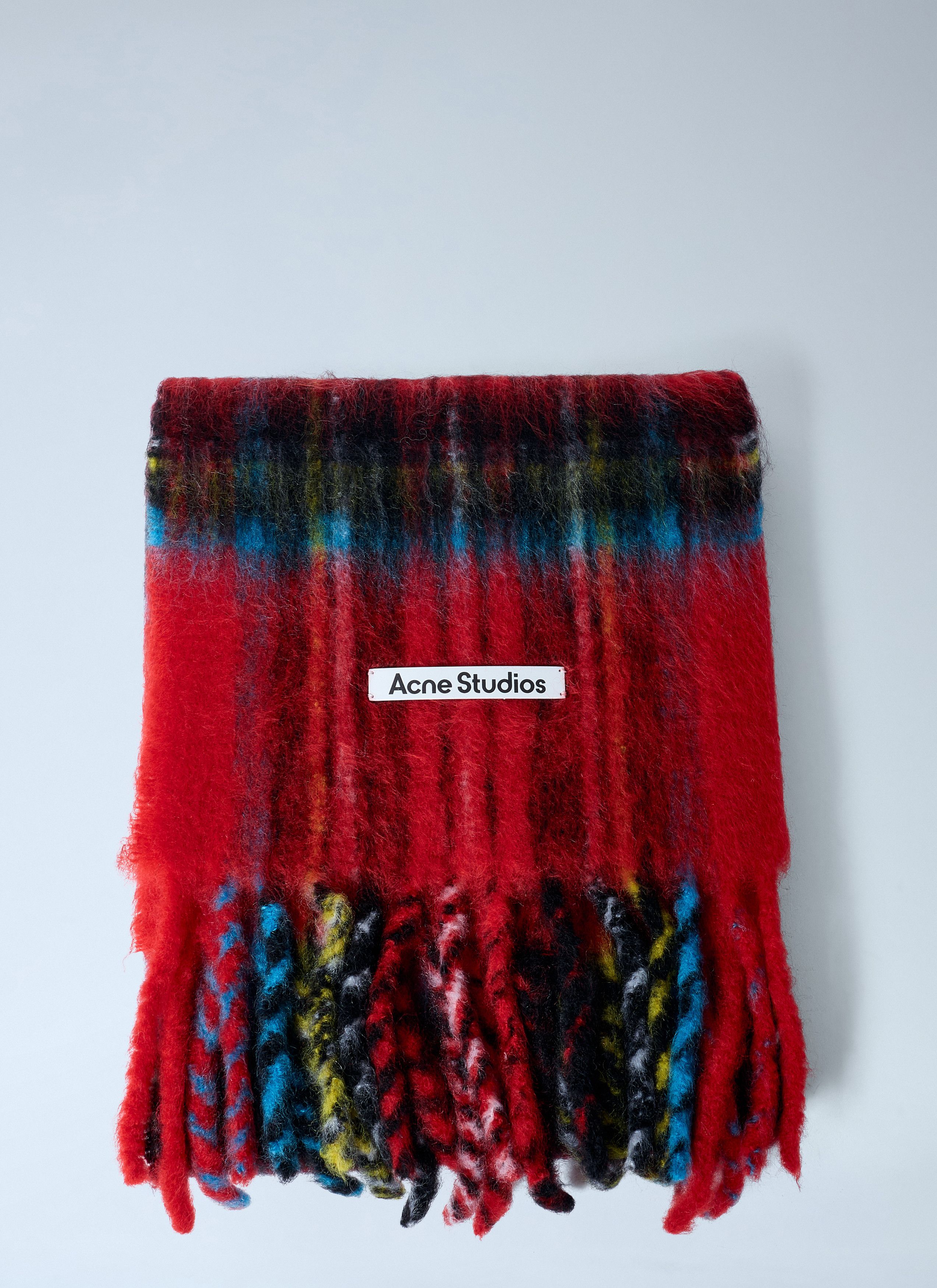 Acne Studios Mohair Checked Scarf Size ONE SIZE - 1 Thumbnail