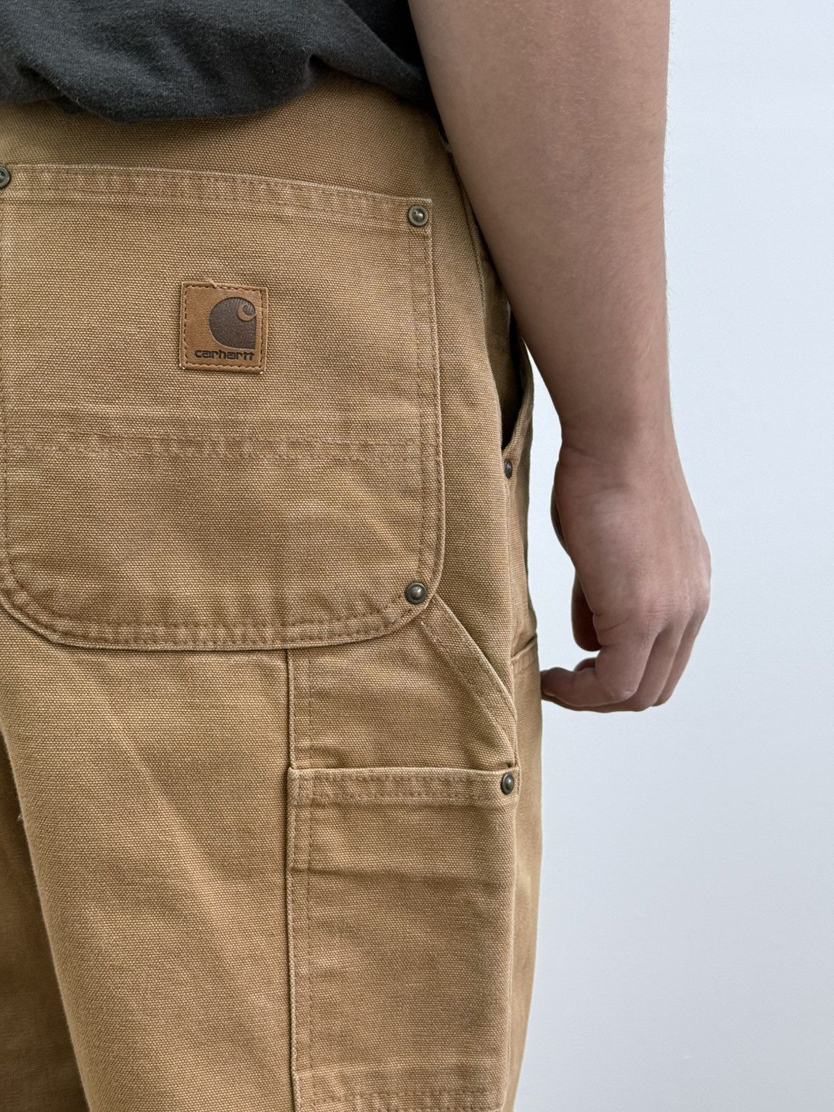 Carhartt Vintage Carhartt Double Knee Brown Baggy Pants Size US 34 / EU 50 - 1 Thumbnail