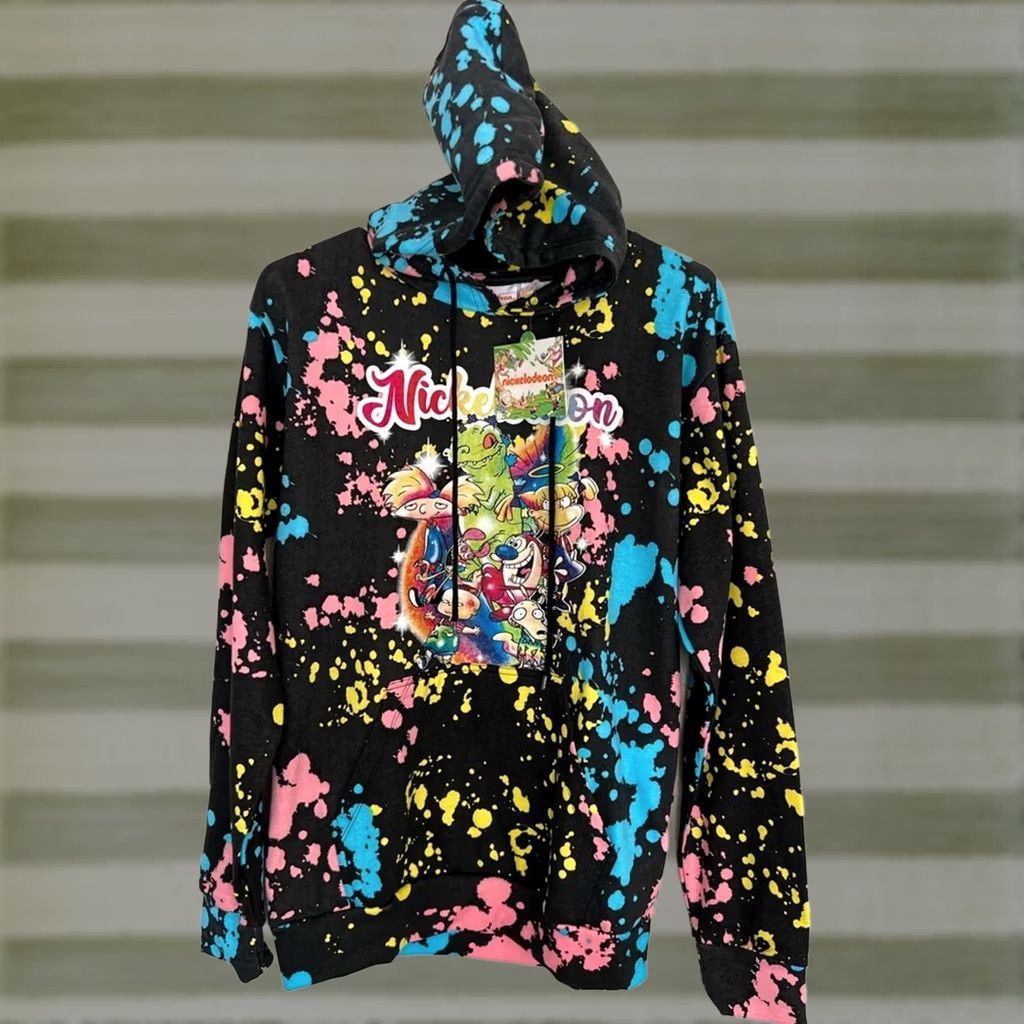 Nickelodeon Nickelodeon RUGRATS ROCKO Unisex Pullover Hoodie Tie Dye Size S NEW Graphic Size US S / EU 44-46 / 1 - 1 Thumbnail