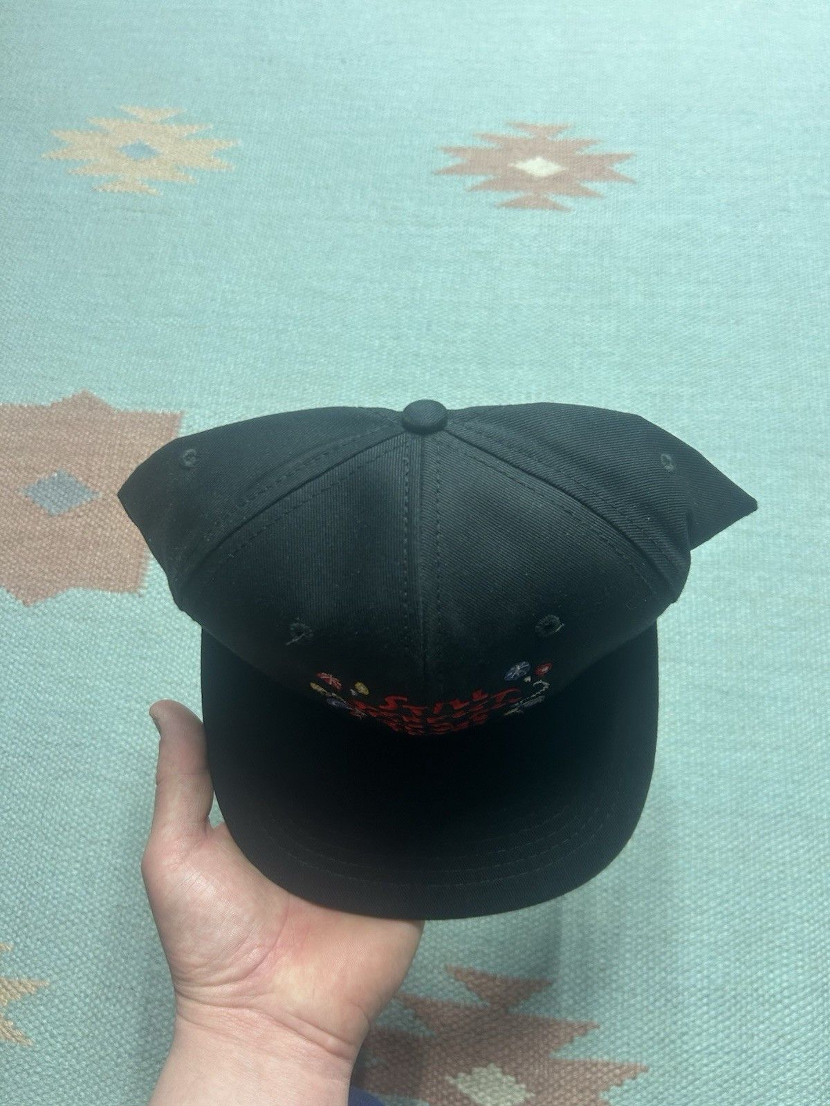 Vintage Vtg SnapBack hat still perfect after all these years black Size ONE SIZE - 3 Thumbnail