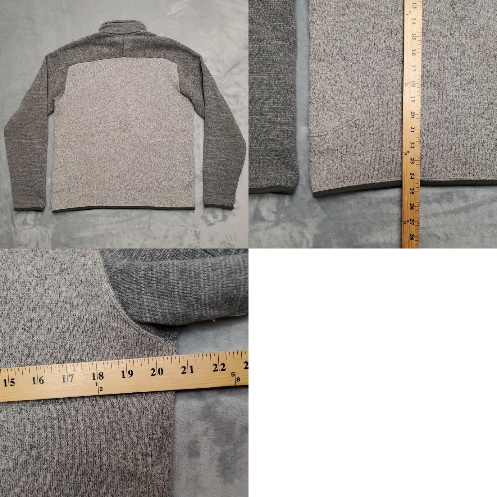 Patagonia VINTAGE Patagonia Better Sweater Mens Medium Gray 1/4 Zip Fleece Casual Pullover Outdoor Size US M / EU 48-50 / 2 - 8 Thumbnail