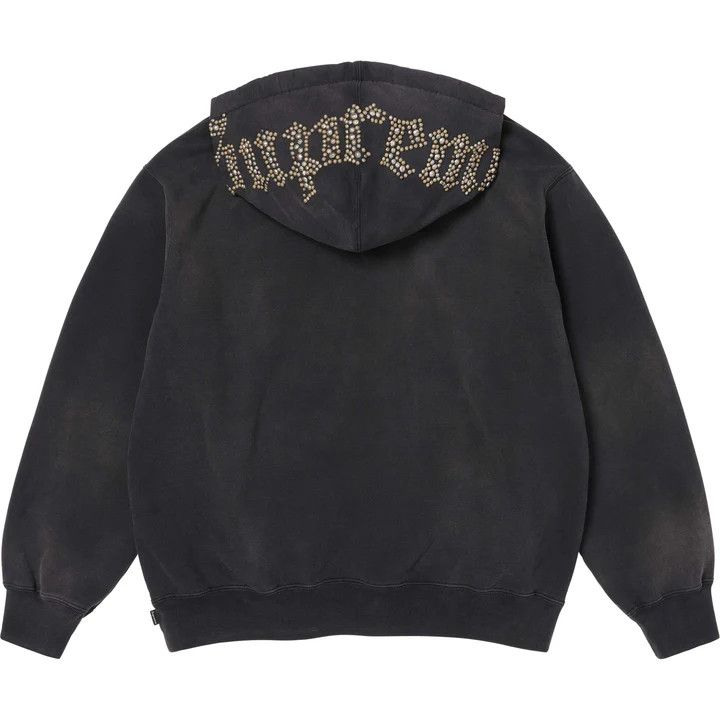 Supreme Overdyed Studded Hooded Sweatshirt Size US L / EU 52-54 / 3 - 1 Thumbnail