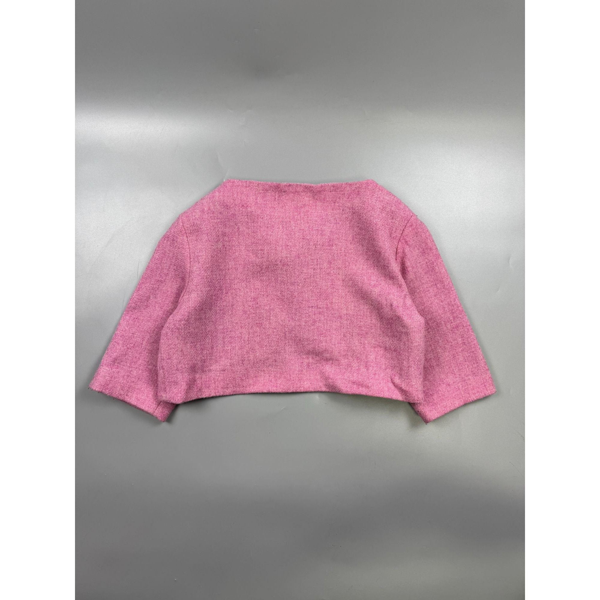 Harris Tweed Harris Tweed Shortened Pink Cardigan (Y1217) Size M / US 6-8 / IT 42-44 - 9 Thumbnail