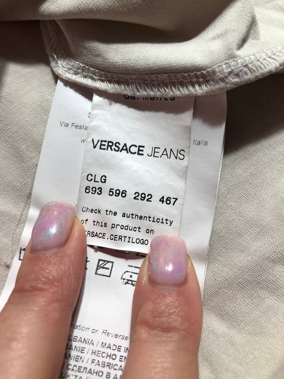 Designer × Versace Medusa Head Versace blue t shirt Size US L / EU 52-54 / 3 - 3 Thumbnail