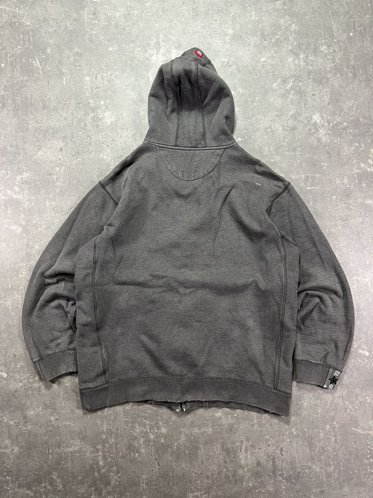 Ecko Unltd. Ecko Unltd Multilogo Embroidered Baggy Faded Zip Hoodie L XL Size US L / EU 52-54 / 3 - 2 Thumbnail