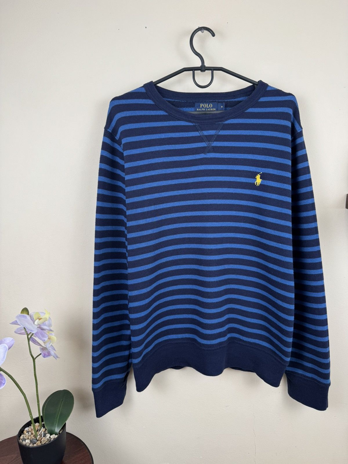 Polo Ralph Lauren Ralph Lauren Sweater Knitwear Sweatshirt M Striped Blue Size US M / EU 48-50 / 2 - 4 Thumbnail