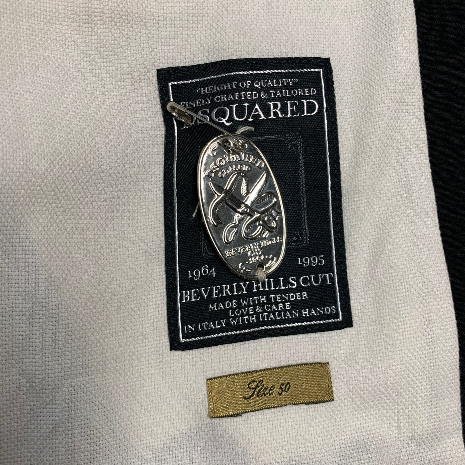 Dsquared2 DSQUARED2 Size 40 Black Wool Peak Lapel Sport Coat Size 40R - 7 Thumbnail