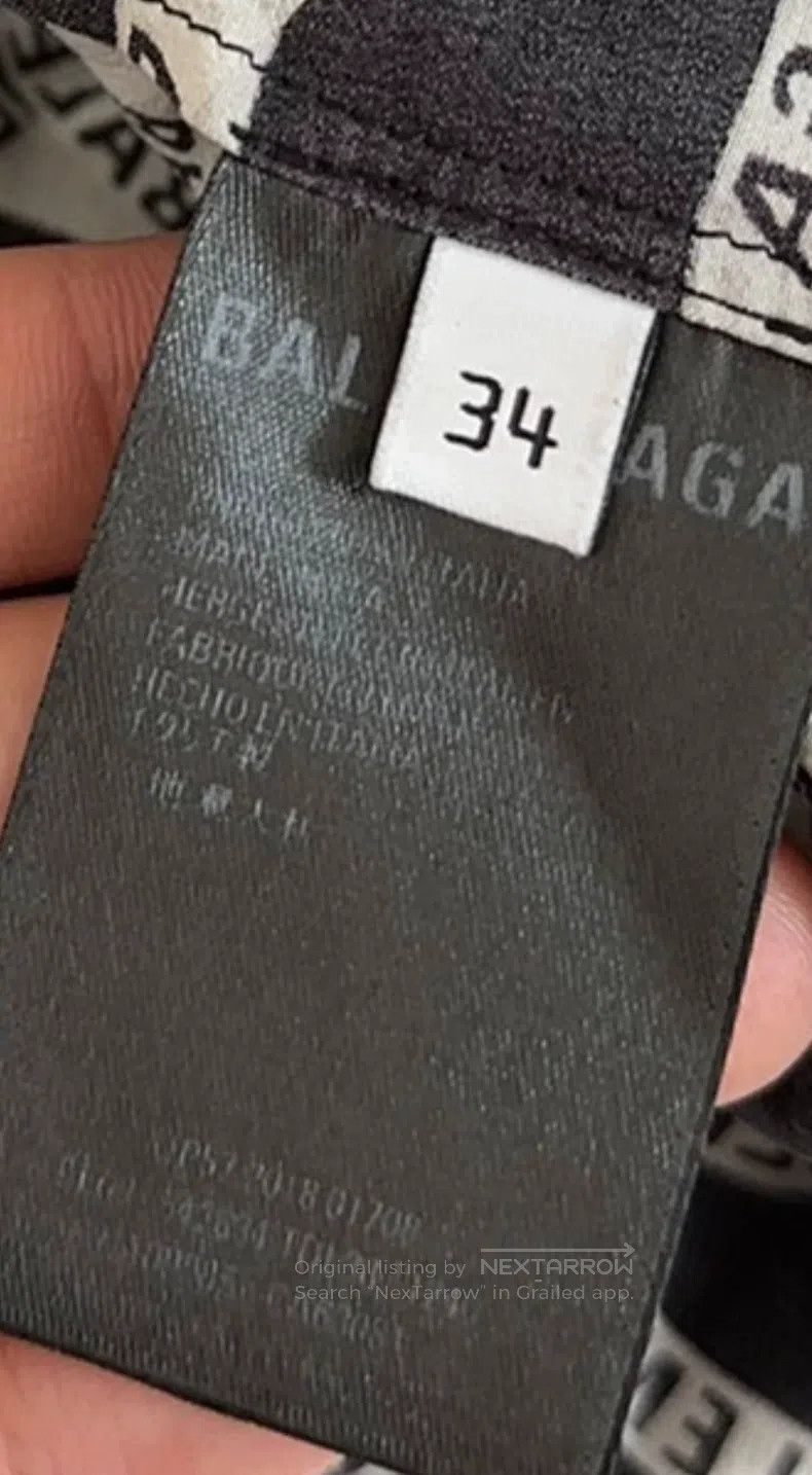 Balenciaga Balenciaga Asymmetrical Hem Shirt Size XXS / US 00 / IT 34 - 4 Thumbnail