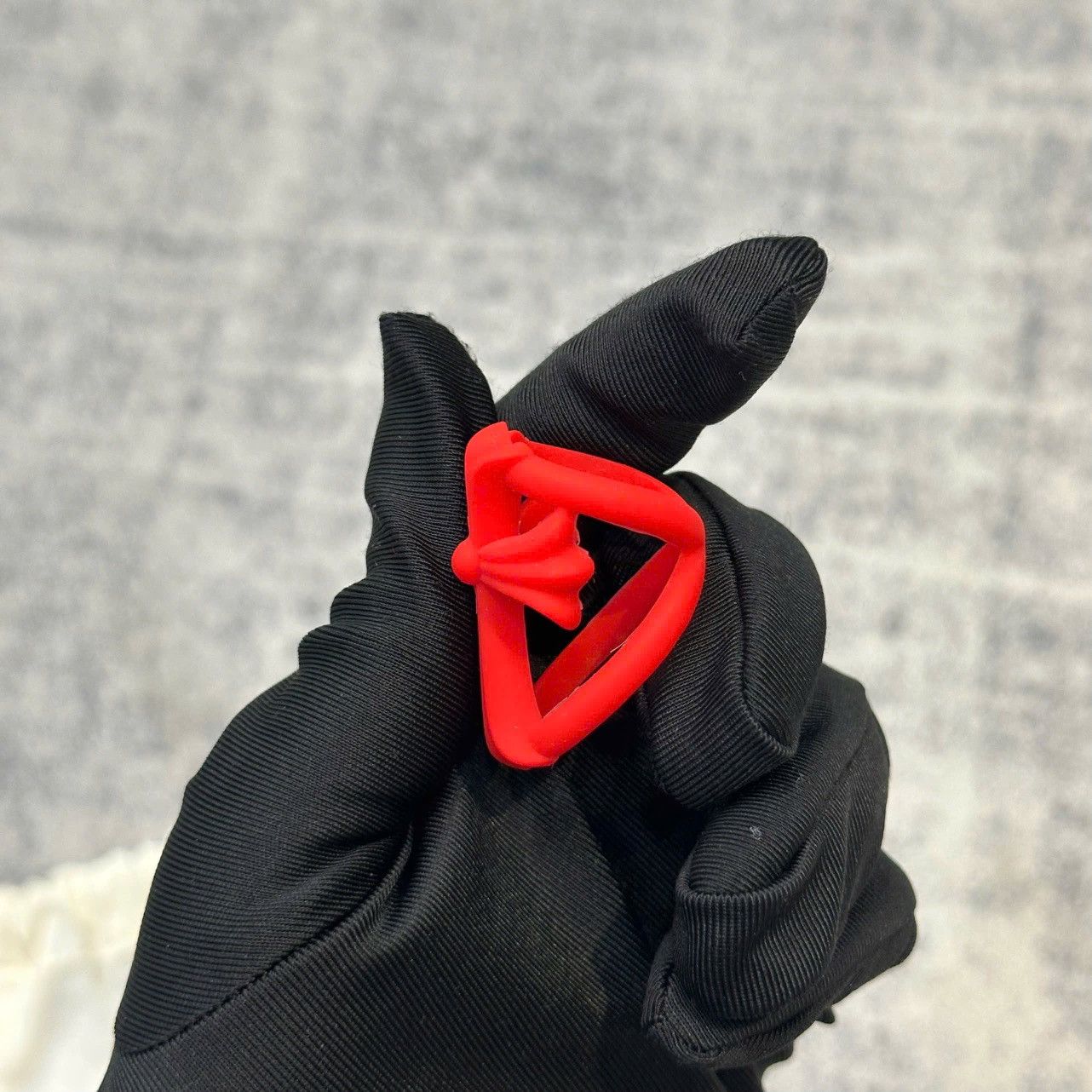 Chrome Hearts CHROME HEARTS Infinity Ring RED Size ONE SIZE - 6 Thumbnail