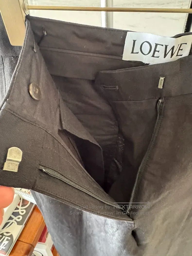 Loewe Loewe High-Waisted Flared Leg Long Trousers Size 24" / US 00 / IT 34 - 8 Thumbnail