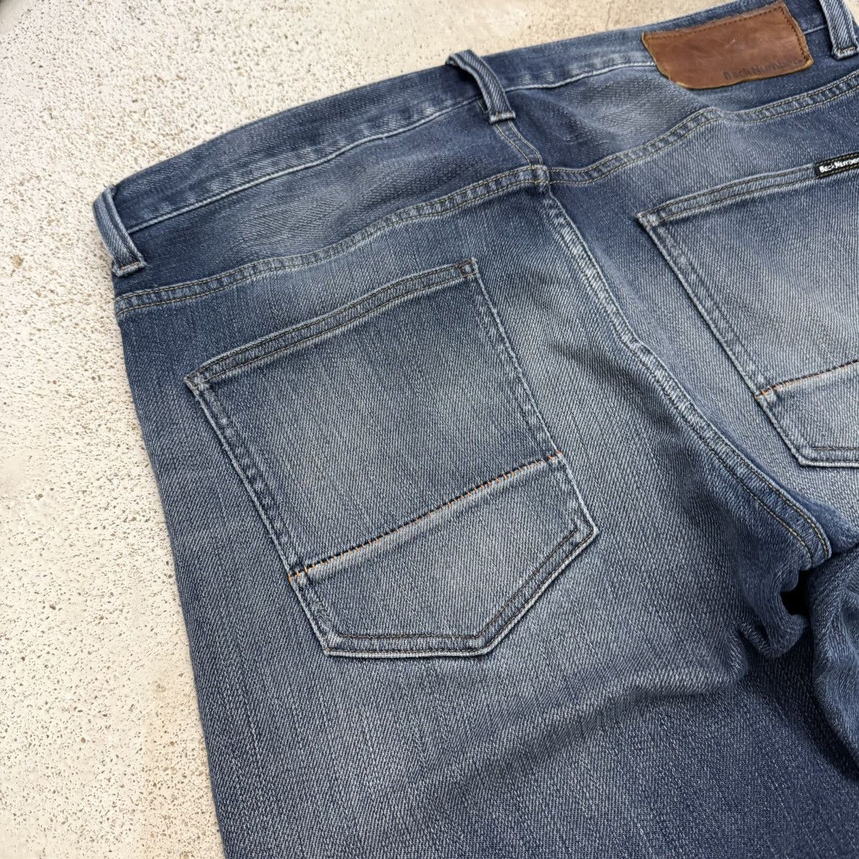 Japanese Brand Back Number Relaxy Distressed Denim Pants Size US 35 - 14 Thumbnail