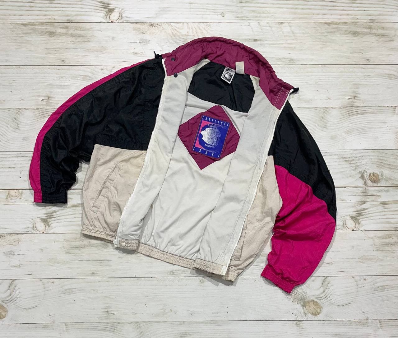 Vintage Nike Challenge Court Track Jacket 90s Andre Agassi