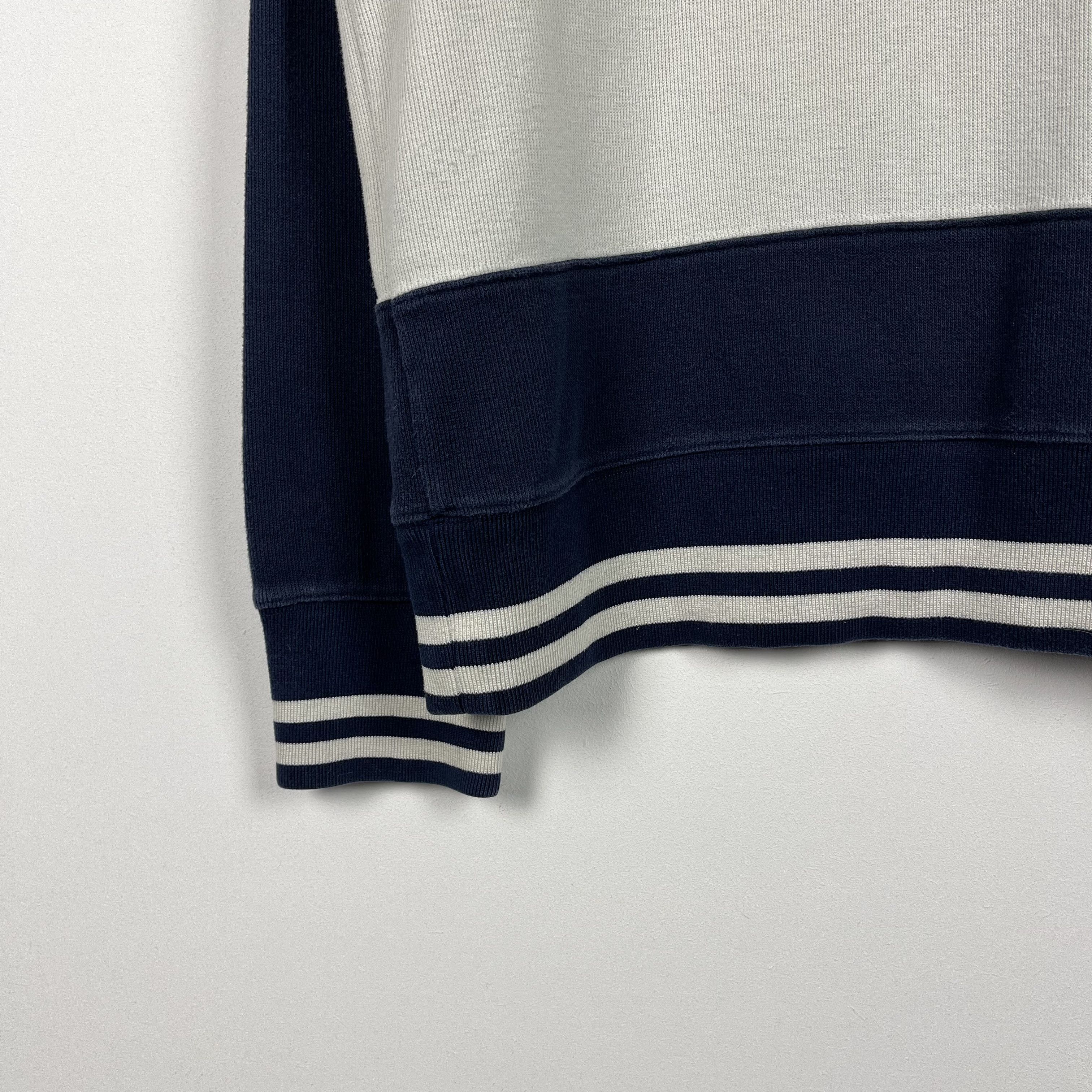 Yves Saint Laurent Vintage Yves Saint Laurent YSL Big Logo Zip Sweatshirt 90’s Size US XL / EU 56 / 4 - 24 Thumbnail