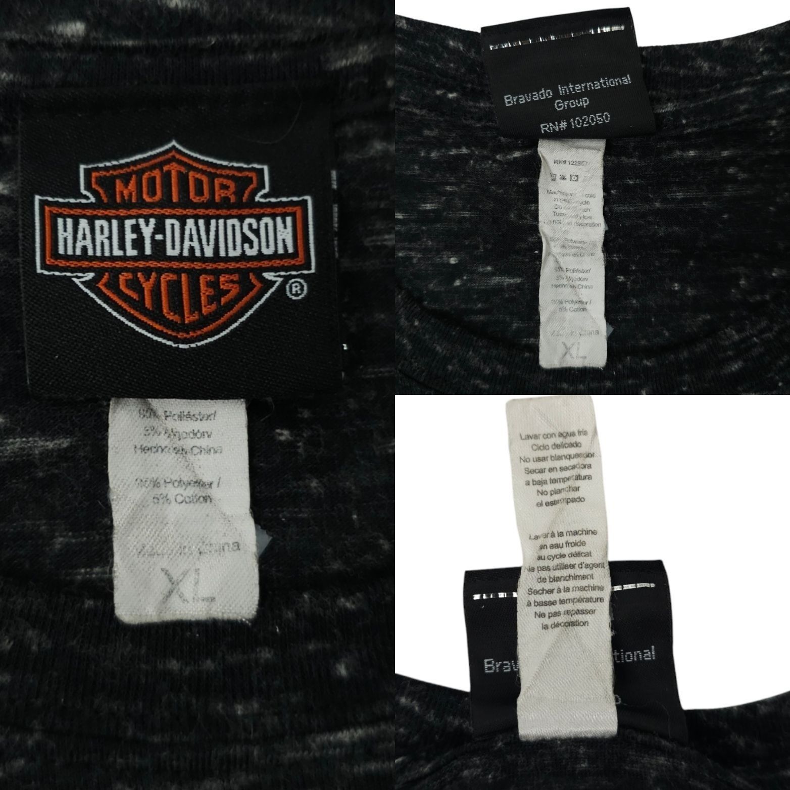 Harley Davidson Harley Davidson T Shirt Mens XL Double Sided 2019 Skeleton Size US XL / EU 56 / 4 - 9 Thumbnail