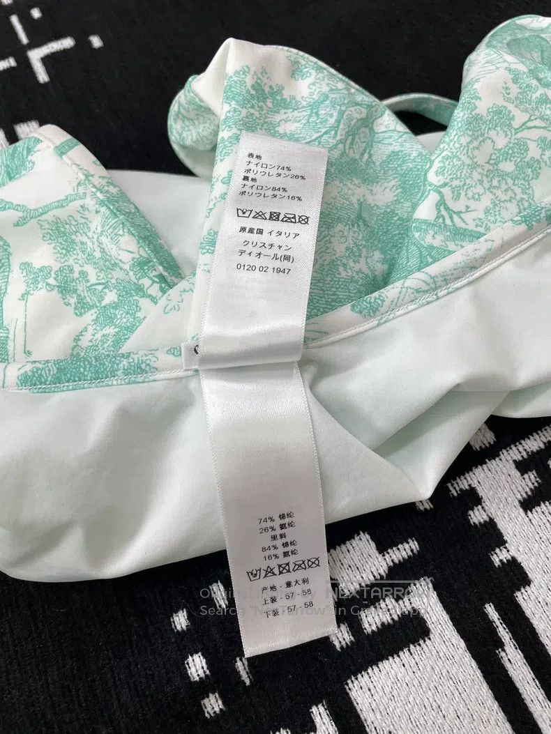 Dior Dior Blue Juy Printed Swimsuit Size 25" / US 0 / IT 36 - 5 Thumbnail