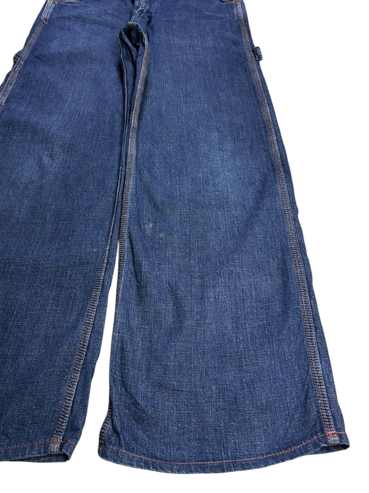 Japanese Brand × Orslow Vintage Or Slow Carpenter Loose Baggy Jeans Size US 29 - 7 Thumbnail