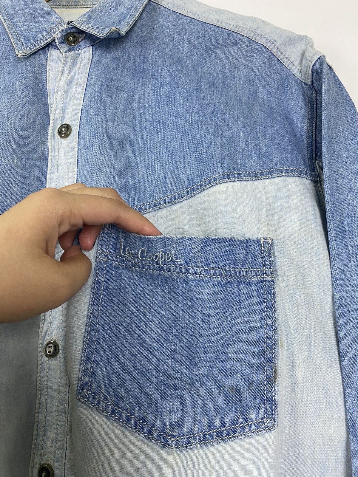 Lee × Vintage Vintage 90’s Lee Cooper Western Denim Jacket Size US M / EU 48-50 / 2 - 8 Thumbnail
